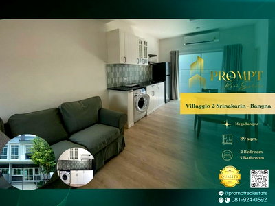Houses for rent Bang Plee Samut Prakarn : UV01912 - Villaggio 2 Srinakarin - Bangna
