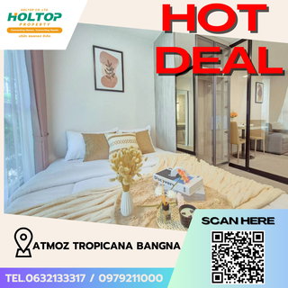 รูปภาพ #L008🎉 060369 Condo for rent Atmoz Tropicana bangna