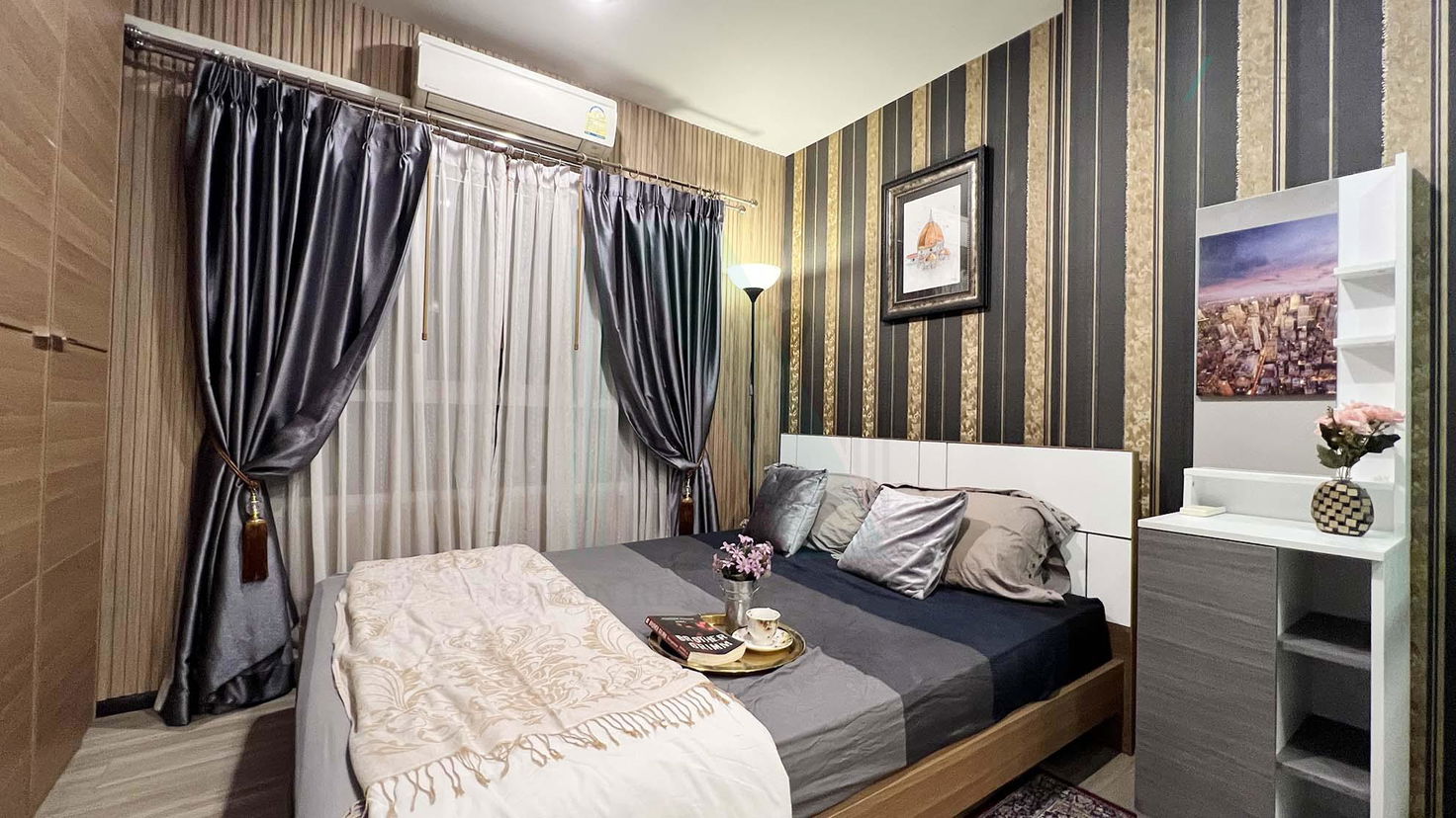 รูป 🚩 ให้เช่าคอนโด ออริจินส์ บางมด-พระราม 2 อาคาร 1 ชั้น 5 1 ห้องนอน ขนาด 28 ตรม ใกล้ เซ็นทรัลพระราม 2 - รูปที่ 6/8