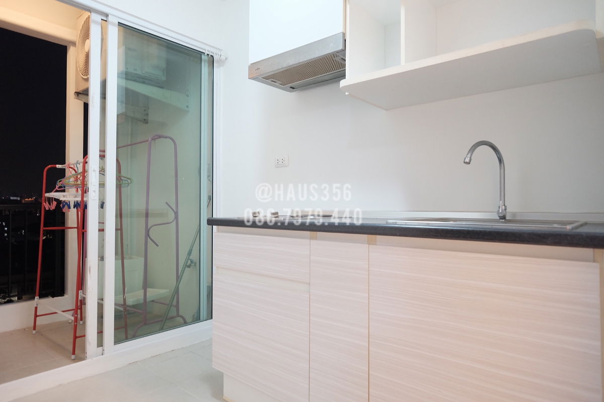 รูป ให้เช่า คอนโดใกล้ MRT ท่าพระ ห้องกว้าง อยู่สบาย กั้นห้องนอน วิวโล่ง ไม่มีตึกบัง - รูปที่ 8/11