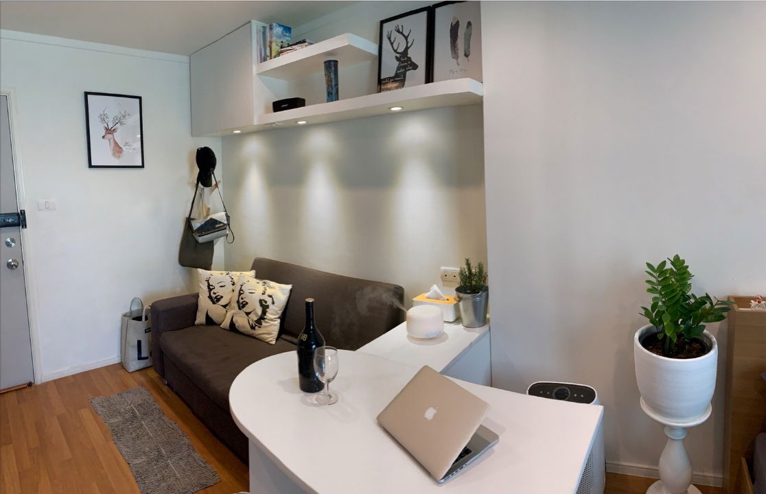 รูป T208 ให้เช่าคอนโด Lumpini Park Rama9 (ลุมพินี พาร์ค พระราม9) ห้องสวย เฟอร์ครบ มีเครื่องซักผ้า พร้อมอยู่ - รูปที่ 12/18