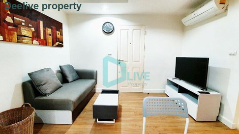 DL012731 ให้เช่าคอนโด เดอะ คริส เอ็กซ์ตร้า 7 (The Kris Extra 7) ใกล้ MRT สุทธิสาร พร้อมเข้าอยู่ โทรด่วน 0800343450 LineID @655ebbvc