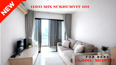 Condos for rent : 🍀🍀🍀 Prime Condo Location 🚆 For Rent 📍 Ideo Mix Sukhumvit 103 🌹  (Line: @rent2022) Ready to move in ✨ A10817