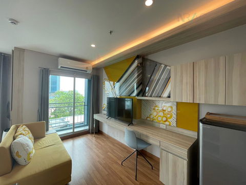 🚩 For Rent Condo LUMPINI PARK VIBHAVADI - CHATUCHAK Building 1, Floor 9,Studio, Room size 24.00 sqm