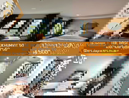 รูปภาพ MDL26011112 ให้เช่าคอนโด เดอะ เบส สุขุมวิท 50(THE BASE SUKHUMVIT 50) พร้อมเข้าอยู่ โทรด่วน 0656133286 LineID @534wlwof