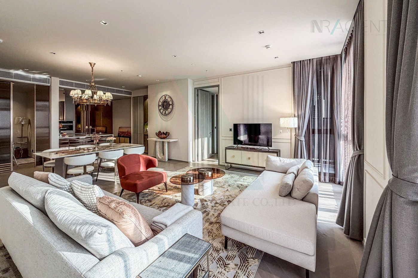 รูป 🚩 ให้เช่าคอนโด เดอะ รีเซิร์ฟ สาทร อาคาร 1 ชั้น 21 2 ห้องนอน ขนาด 114 ตรม ใกล้ BTS ศาลาแดง - รูปที่ 4/8