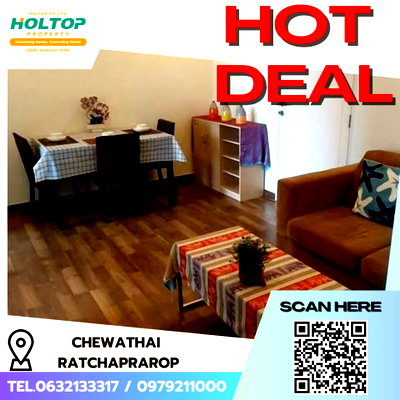 Condos for rent : #E081 🎉060369 公寓出租：Chewathai Ratchaprarop