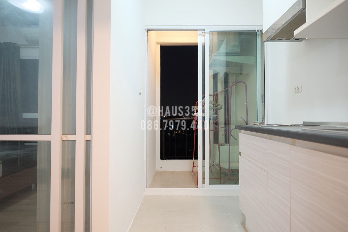 รูป ให้เช่า คอนโดใกล้ MRT ท่าพระ ห้องกว้าง อยู่สบาย กั้นห้องนอน วิวโล่ง ไม่มีตึกบัง - รูปที่ 9/11