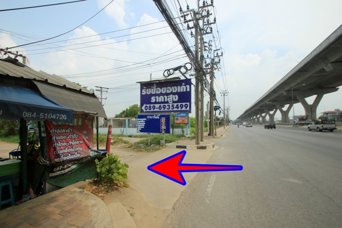 รูป ที่ดินพระราม2 ระหว่างพระราม2ซ.98กับ100 ที่ดินถมแล้ว 7-1-5 ไร่ ลงเสาเข็มทั่วบริเวณที่ดิน ขาเข้าเมืองใกล้ทางด่วนสุขสวัสดิ์ บางพลี สร้างโกดัง ออฟฟิศ - รูปที่ 10/23