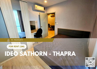 Condos for rent : For Rent ✨ IDEO Sathorn - Thapra ✨ 2 Bedrooms, Fully Furnished and Equipped with Appliances, Near BTS Pho Nimit Station