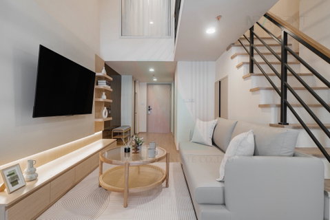 รูปภาพ 🚩 ให้เช่าคอนโด คัลเจอร์ จุฬา อาคาร 1 ชั้น 12 Duplex 2 ห้องนอน ขนาด 56 ตรม ใกล้ สามย่าน มิตรทาวน์