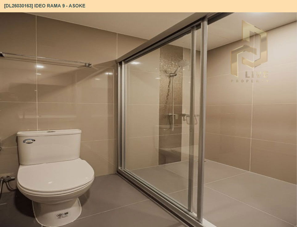 รูป DL26030163 ให้เช่าคอนโด ไอดีโอ พระราม 9 - อโศก (IDEO Rama 9 - Asoke) ใกล้ MRT พระราม 9 พร้อมเข้าอยู่ โทรด่วน 0653619502 LineID @897iyzll - รูปที่ 5/5