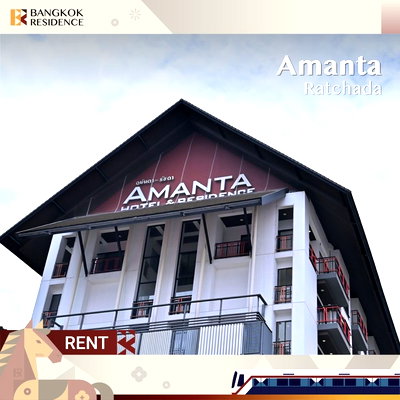 Condos for rent :  Amanta Ratchada 🌟 Extra-Large Unit at the Price of an 85 sqm Room 💚Near MRT Thailand Cultural Centre 