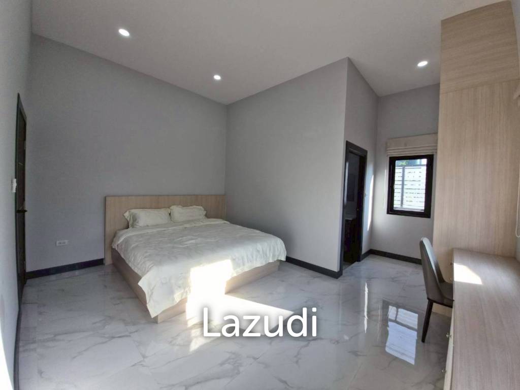 รูป บ้านเดี่ยวชั้นเดียว 133 ตร.ม. พร้อมสระว่ายน้ำส่วนตัว นาเกลือ หนองปรือ บางละมุง - รูปที่ 24/44