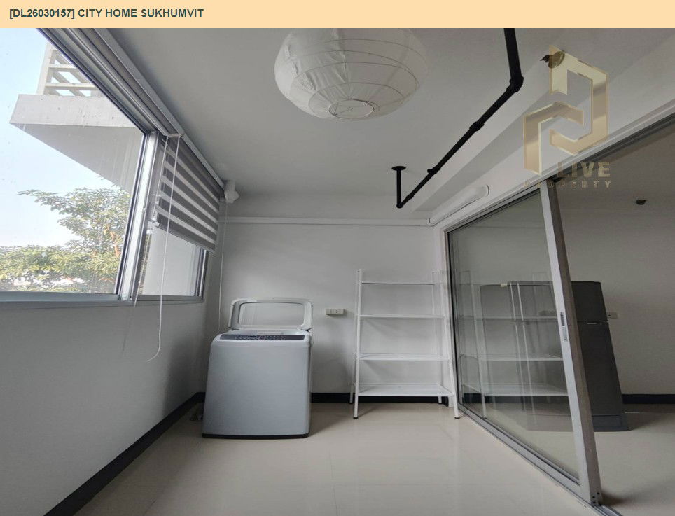 รูป DL26030157 ให้เช่าคอนโด ซิตี้ โฮม สุขุมวิท (City Home Sukhumvit) ใกล้ BTS อุดมสุข พร้อมเข้าอยู่ โทรด่วน 0656133286 LineID @534wlwof - รูปที่ 8/8