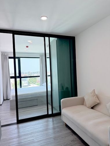 เลี้ยงสัตว์ได้ คอนโด Brixton Pet&Play Phahol 50 Station ใกล้ bts-สายหยุด แบบ 1 ห้องนอน 25 ตรม. ชั้น 7 มีเครื่องซักผ้า