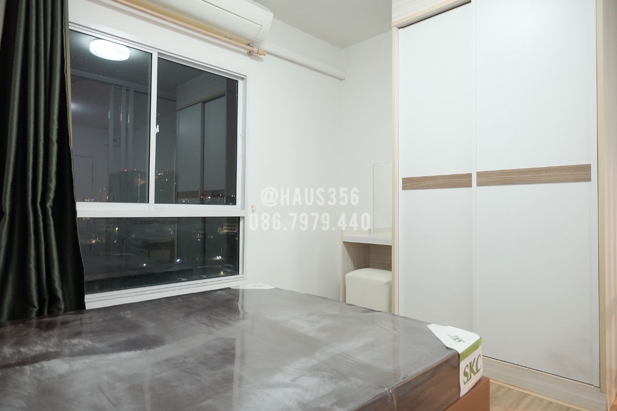 รูป ให้เช่า คอนโดใกล้ MRT ท่าพระ ห้องกว้าง อยู่สบาย กั้นห้องนอน วิวโล่ง ไม่มีตึกบัง - รูปที่ 6/11