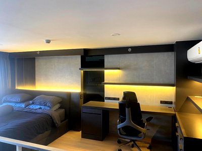 ขายคอนโด : ขาย ไนท์บริดจ์ ไพร์ม สาทร สวยมาก สไตล์ดูเพล็กซ์ ชั้นบนสุด วิวเมือง | Code DS1723 Line : @Dstay