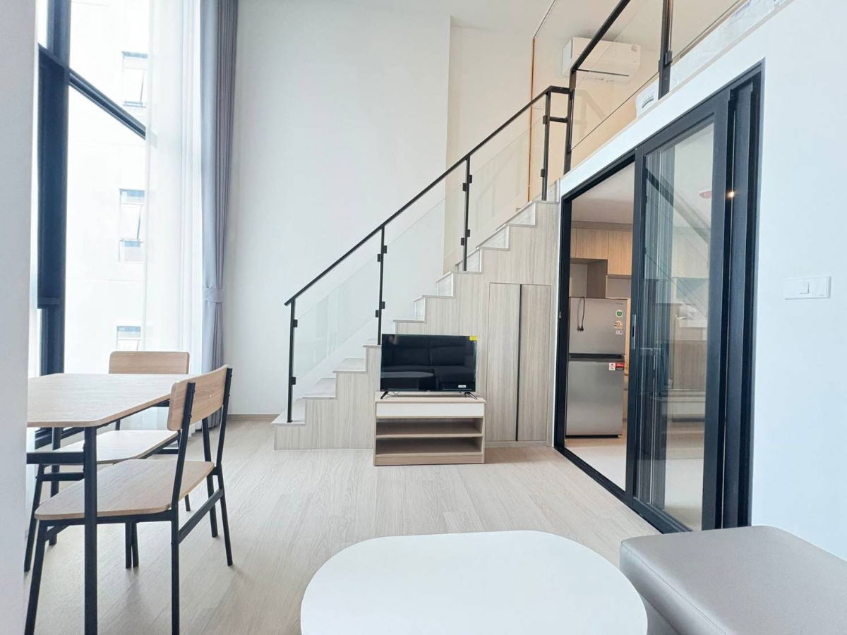 รูป 🚩ให้เช่า Origin Play Bangkhunnon Triple Station : ห้อง Loft 2 ชั้น คอนโดใหม่ พร้อมอยู่🚩 - รูปที่ 1/12