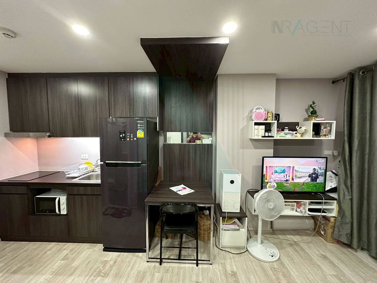 รูป 🚩 ให้เช่าคอนโด ดีมาร์ก คอนโด แอท สุทธิสาร อาคาร 1 ชั้น 7 สตูดิโอ ขนาด 23 ตรม ใกล้ The Street รัชดา - รูปที่ 5/8