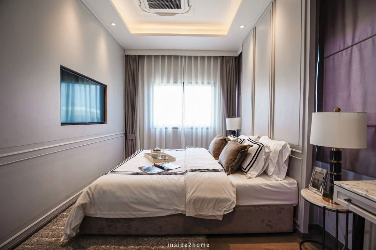 รูป ให้เช่าบ้านเดี่ยว Grande Pleno Ramintra - Wongwaen บ้านตัวอย่างแปลงมุม หน้าสวน - รูปที่ 2/17