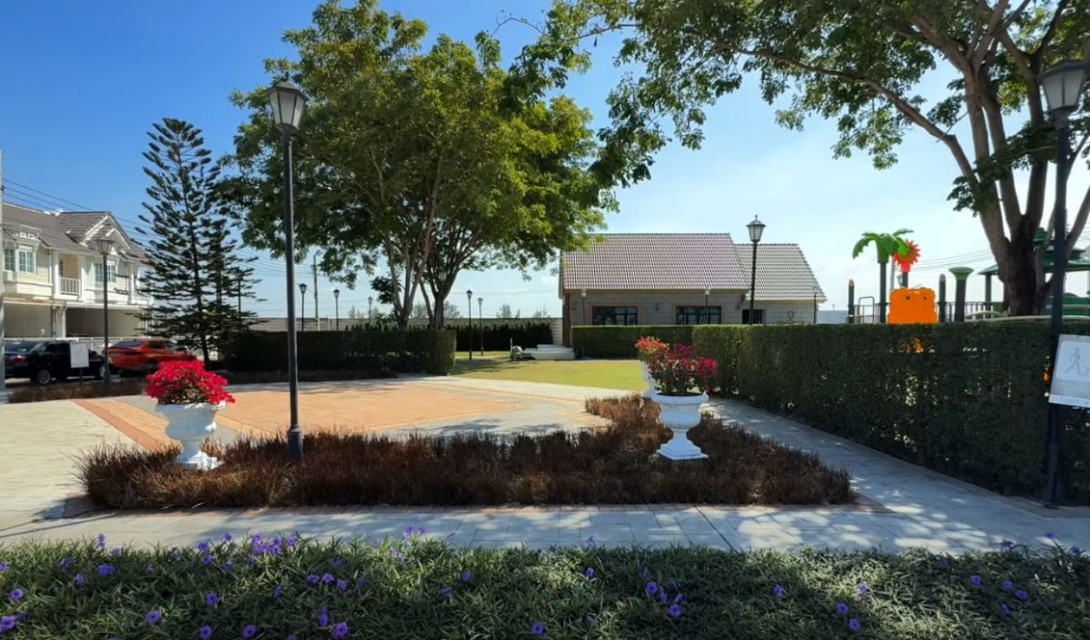 รูป ให้เช่าบ้านใหม่ เฟอร์ครบ ต่อเติมครัว 3 ห้องนอน 3 ห้องน้ำ หมู่บ้านบ้านดี เดอะแฮมิลตัน ชัยพฤกษ์ วงแหวน มีรถเมล์ผ่าน รถตู้รับส่งรถไฟฟ้าสายสีม่วง - รูปที่ 35/36