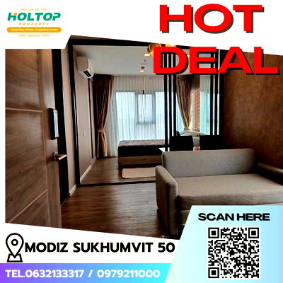 Condos for rent : #E087 🎉060369 Condo for Rent: Modiz Sukhumvit 50