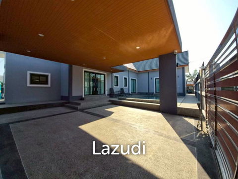 บ้านเดี่ยวชั้นเดียว 133 ตร.ม. พร้อมสระว่ายน้ำส่วนตัว นาเกลือ หนองปรือ บางละมุง