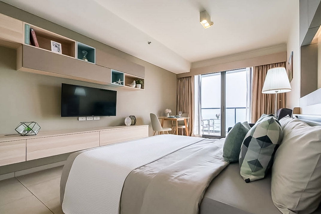 รูป Sea view Studio Condominium for Rent at Zire Wongamat - รูปที่ 6/10