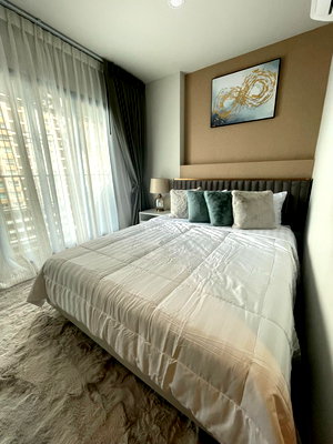 Condos for rent Soi On Nut (Sukhumvit 77) : P-125242 City View! Aspire Onnut Station 1 Bed 32 sqm Near Onnut BTS 19,000 THB | Line Id: @easycondoplus | 099-229-6397