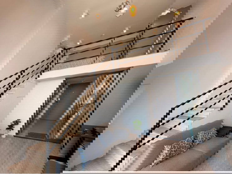 รูป 🔥 เช่า Ideo Rama 9–Asoke ห้อง Duplex ชั้นสูง วิวสวย ใกล้ MRT พระราม 9🔥AS-0052 - รูปที่ 7/14