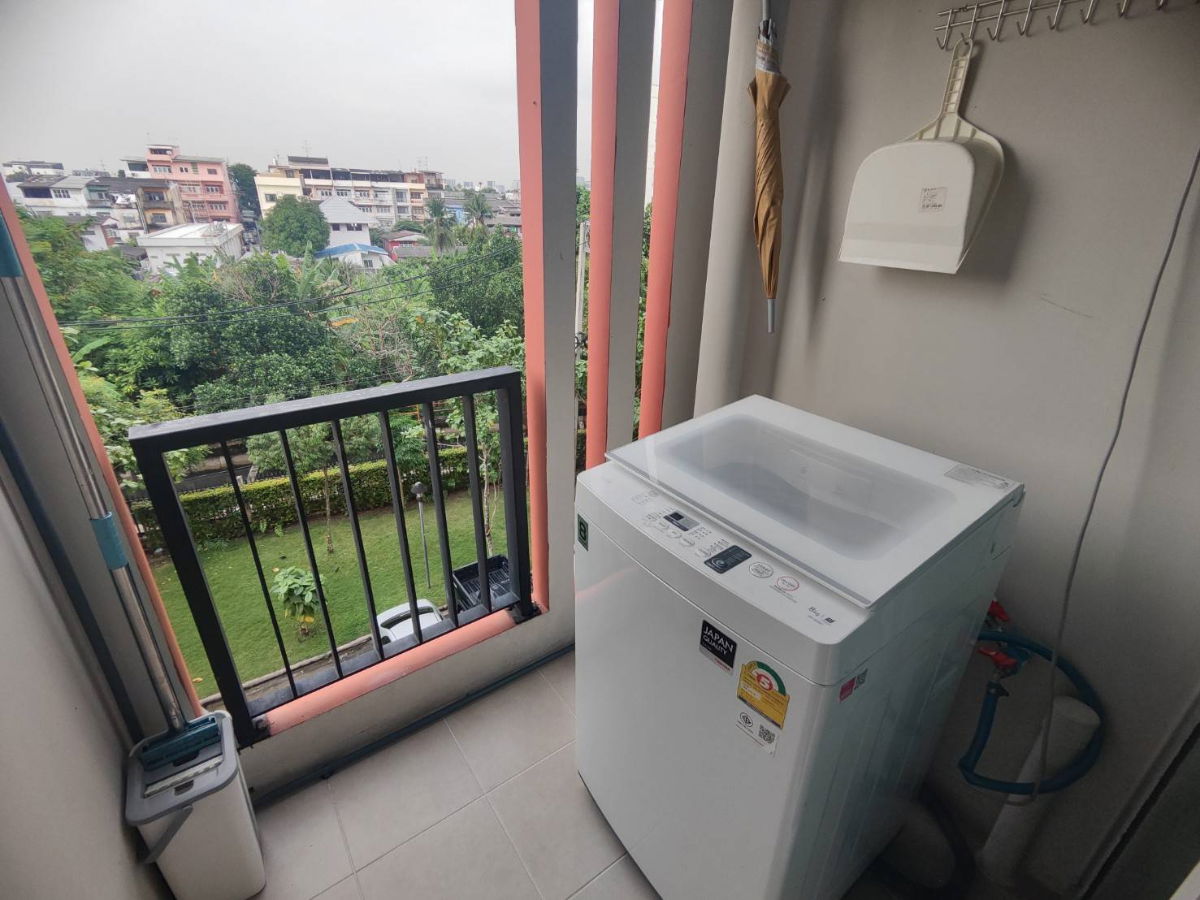 รูป ว่าง 16 มี.ค. 2569 ห้องบิวด์อิน ***มีเครื่องซักผ้า*** UNIO จรัญ3 (1 นอน) ตึก E ชั้น 4 วิวสวน ใกล้ MRT ท่าพระ - รูปที่ 9/15