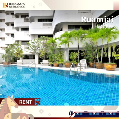 คอนโดให้เช่า : Ruamjai heights 💎 Super Spacious Luxury ✨ Prestigious Living in Asoke, Near MRT Phetchaburi