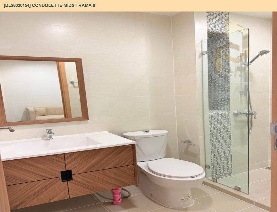 รูป DL26030154 ให้เช่าคอนโด คอนโดเลต มิสท์ พระราม 9 (Condolette Midst Rama 9) ใกล้ MRT พระราม 9 พร้อมเข้าอยู่ โทรด่วน 0656133286 LineID @534wlwof - รูปที่ 7/9