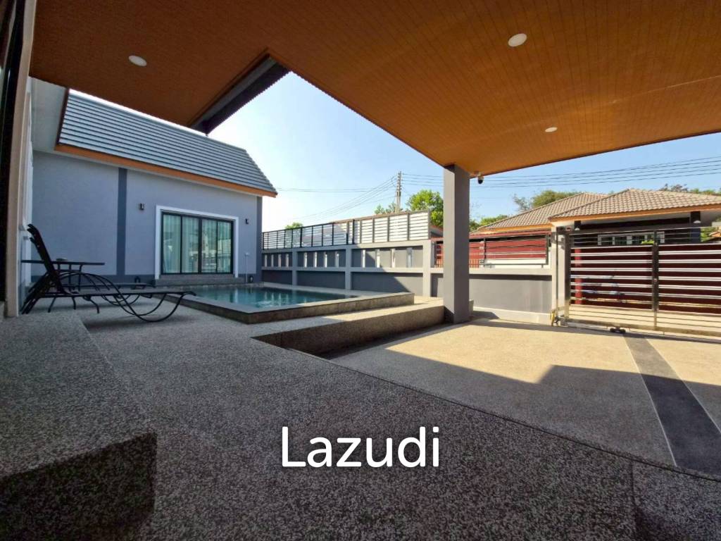 รูป บ้านเดี่ยวชั้นเดียว 133 ตร.ม. พร้อมสระว่ายน้ำส่วนตัว นาเกลือ หนองปรือ บางละมุง - รูปที่ 42/44