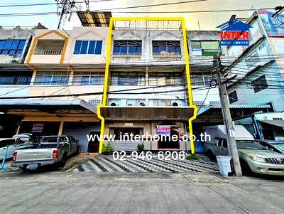 อาคารพาณิชย์ ม.รังสิต : ขายอาคารพาณิชย์ 3.5 ชั้น 2 คูหา ถนนช่างอากาศอุทิศ ใกล้สนามบินดอนเมือง
