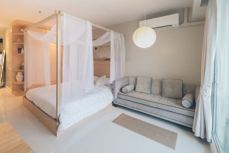 ศุภาลัย พรีมา ริวา Studio ชั้น 7 ขนาด 42 ตร.ม. เช่า 16,500 บาท/เดือน Ready to move in