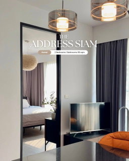รูปภาพ FOR RENT ：Rare Unit – The Address Siam 🔥PRICE 🔥30,000 BAHT/Month🔥line :@190evxgl