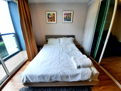 เช่าคอนโด ซอยปุณณวิถี (สุขุมวิท 101)  : เช่า 8,500 บาท/เดือน 1/1 นอน เลอครีก สุขุมวิท 64/2 บีทีเอสปุณณวิถี