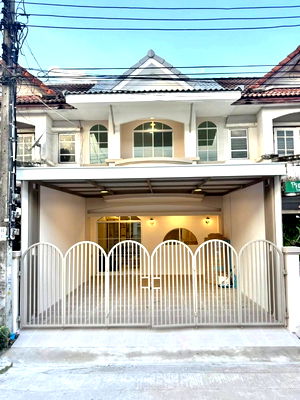 ทาวน์โฮม วิทยาลัยบริหารธุรกิจและการท่องเที่ยวกรุงเทพ : ทาวน์เฮ้าส หน้ากว้าง มีนบุรี คลองสามวา  หมู่บ้านเมืองประชา ถนนหทัยราษฏร์ 35  นัดชมบ้าน/จอง085-318-6868​คุณวา