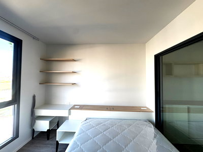 Condos for rent : Blue Sukhumvit 89 for rent. New room, ready to move in. Near BTS On Nut.