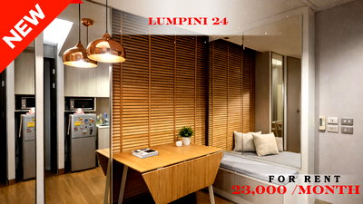 เช่าคอนโด BTS อโศก : 🍀🍀 Cozy room🍀 ให้เช่า📌 เดอะ ลุมพินี 24 (Line: @rent2022) BTS พร้อมพงษ์ห้องสวย พร้อมเข้าอยู่ ราคาดี!!🔖A10829