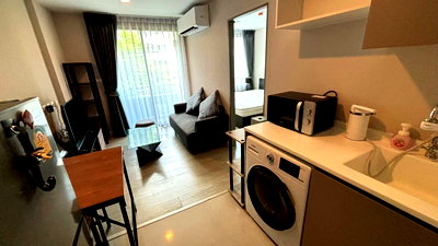 Condos for rent : Prime location alert‼️ For rent 🔥 Metroluxe Ratchada, beautiful room, fully furnished + appliances📍 