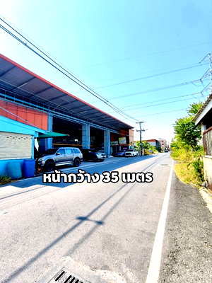 โรงงาน ลำลูกกา ปทุมธานี : ขายโกดังลำลูกกาหน้ากว้างติดถนนดำ