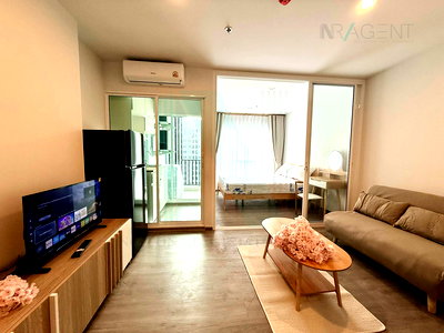 คอนโดให้เช่า : ให้เช่าคอนโด รีเจ้นท์ โฮม บางนา อาคาร D ชั้น 27 1 ห้องนอน ขนาด 28.00 ตรม ใกล้ BTS บางนา
