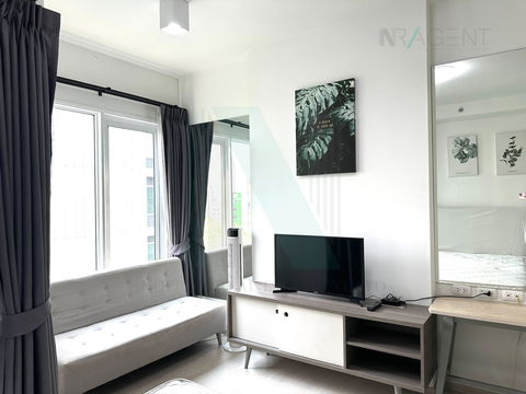 For Rent Condo CHAPTER ONE ECO RATCHADA - HUAI KHWANG Building F, Floor 4,Studio, Room size 23 sqm