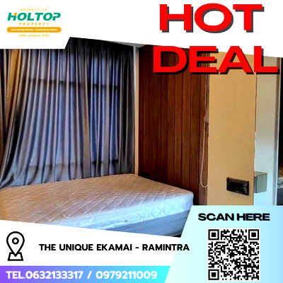 Condos for rent : #R9528 🎉 070369 Condo for Rent: THE UNIQUE EKAMAI - RAMINTRA