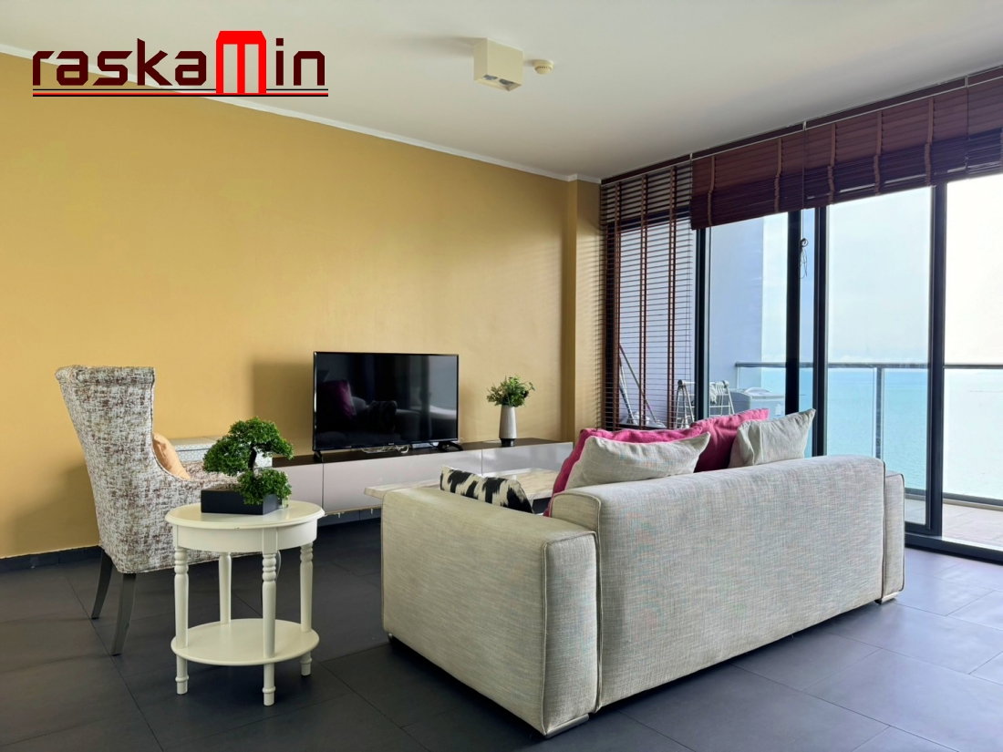 รูป FQ🗺️KT0255📲LineID @556ryccg🏖️2ห้องนอน 100ตรม ตึก A ชั้นสูง พร้อมเฟอร์นิเจอร์🌊วิวทะเล🏄♂️Zire Wongamat ซายร์ วงศ์อมาตย์ พัทยา - รูปที่ 1/11