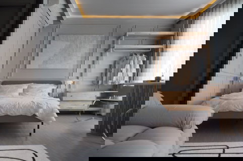 For Sell, Life Asoke Rama 9, very beautiful room, very luxurious decoration, good price, high floor, city view. | Code: DS1699 Line: @Dstay