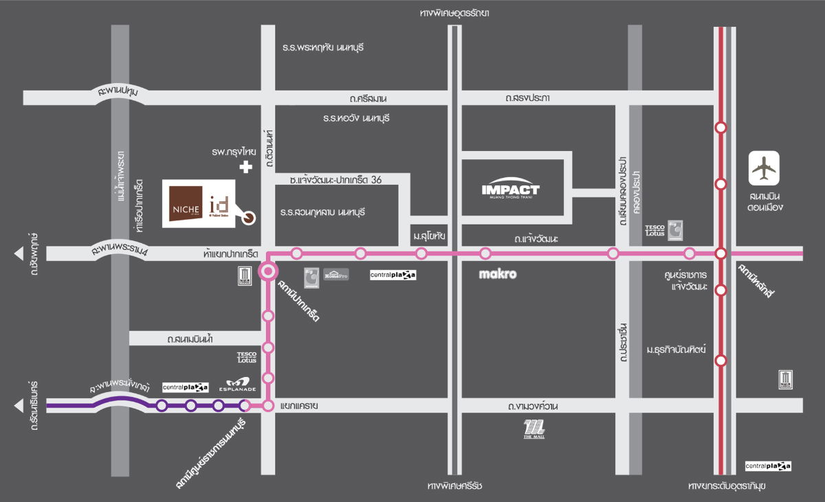 picture For Rent Condo Niche id @ Pakkret Station 8,000 - 18/18